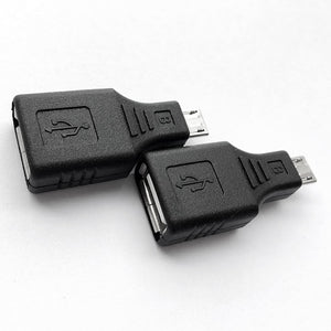 Unity Electronic USB 2.0 Micro USB Male to USB Female OTG Adapter (2 Pack)