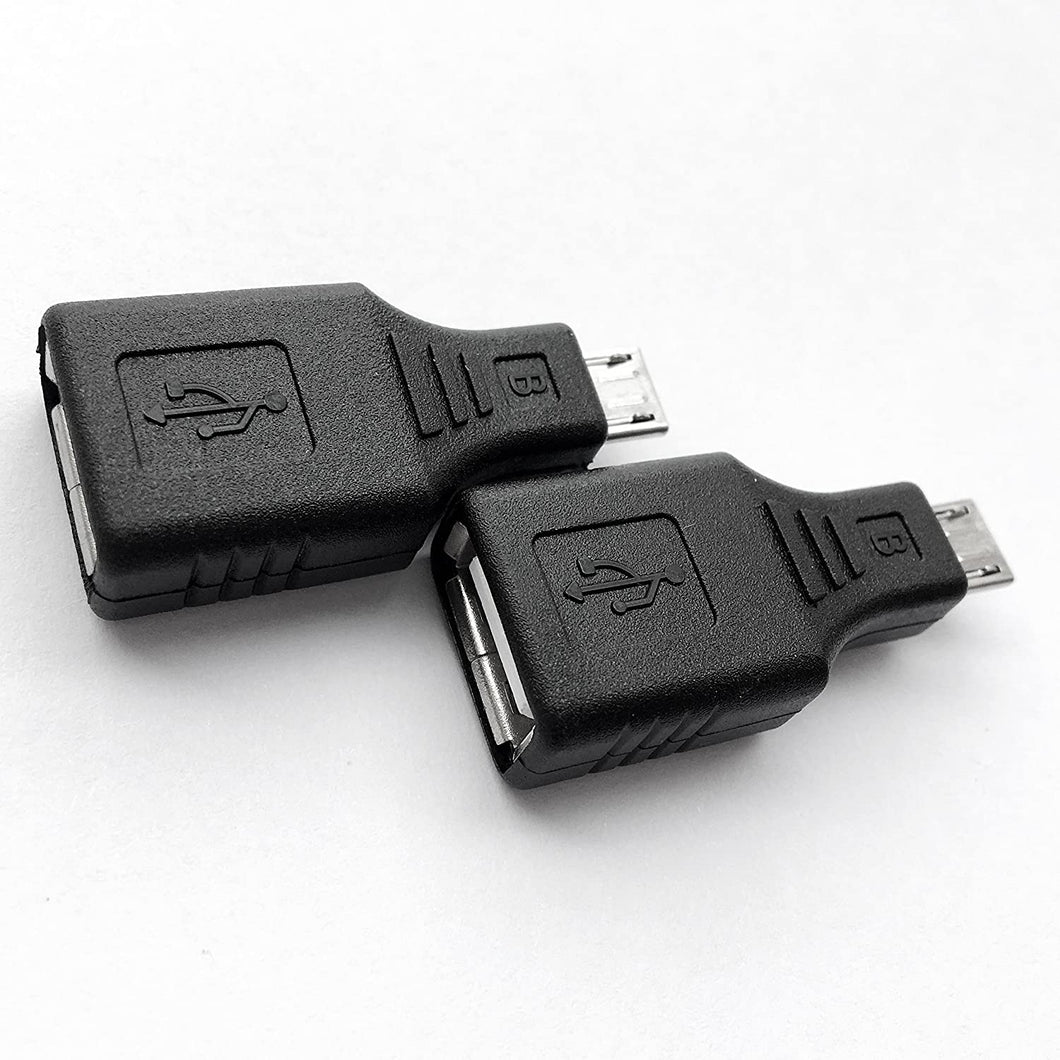 Unity Electronic USB 2.0 Micro USB Male to USB Female OTG Adapter (2 Pack)