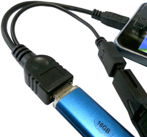 Unity Electronic Generic b505 Importunate Micro USB Host OTG Cable with USB Power