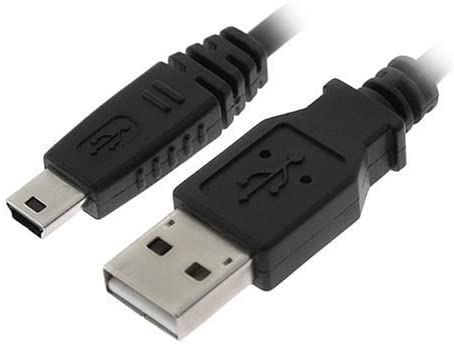 Unity Electronic USB 2.0 A to 5-Pin Mini B Cable - 6 Feet / 2M for Digital Camera
