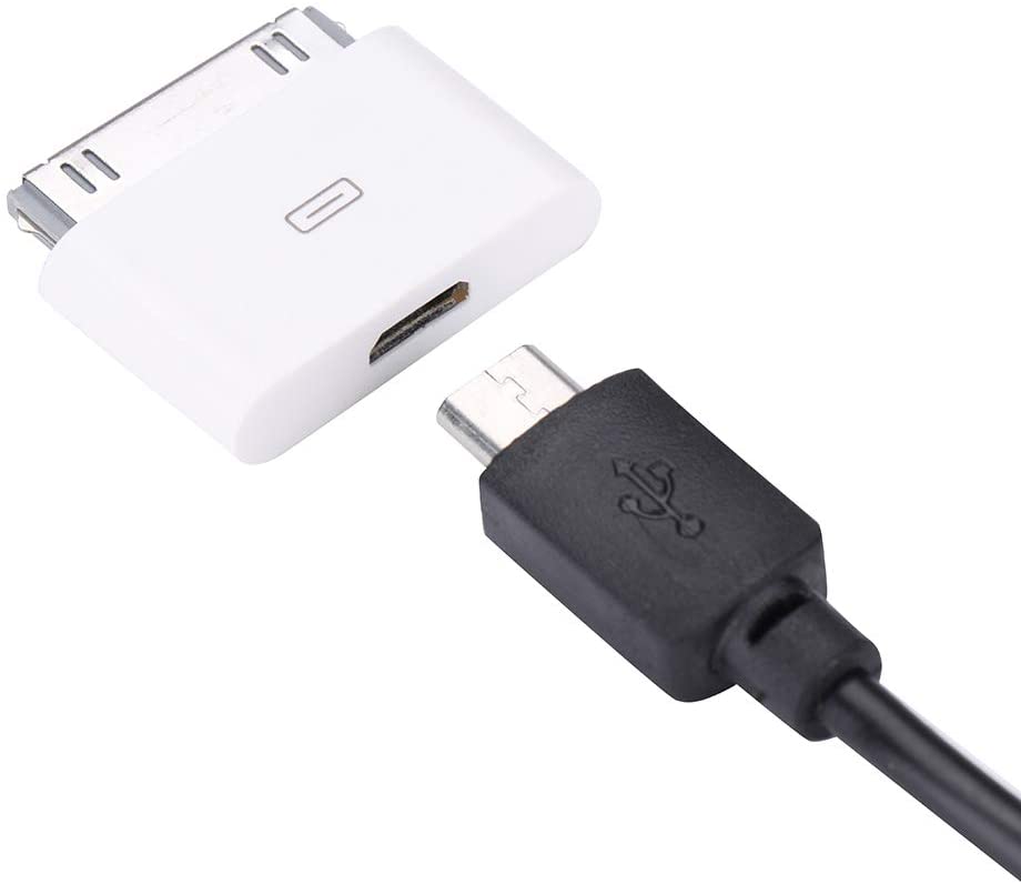 Unity Electronic Micro USB to 30 pin Female/Male Charger Adapter
