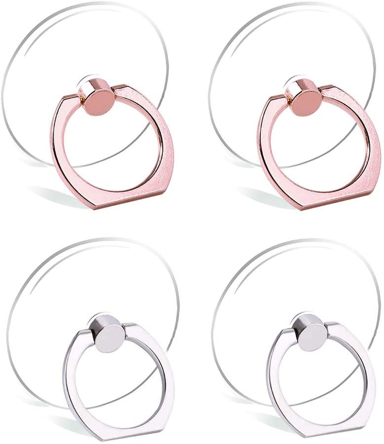 Unity Electronic Cell Phone Ring Holder Stand Transparent Finger Grip Loop