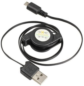 Unity Electronic 3 Pack of Retractable USB to Micro USB Cable