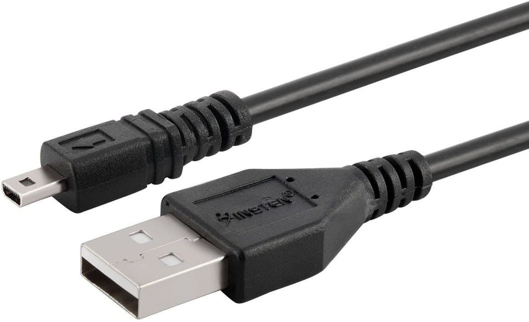 Unity Electronic Black USB 2.0 A to 8-Pin Mini B Cable