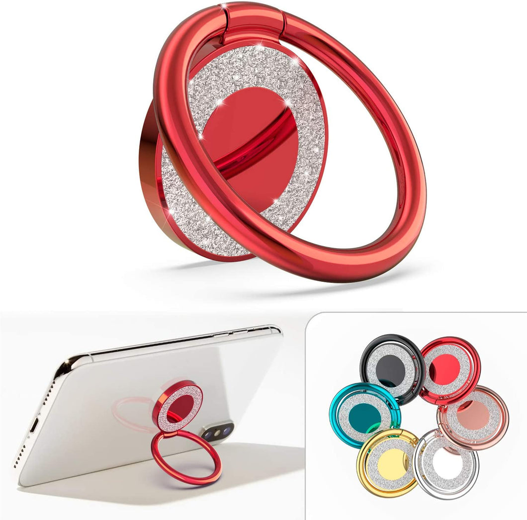 Unity Electronic Cell Phone Ring Holder, 360 Rotation Bling Metal Finger Kickstand