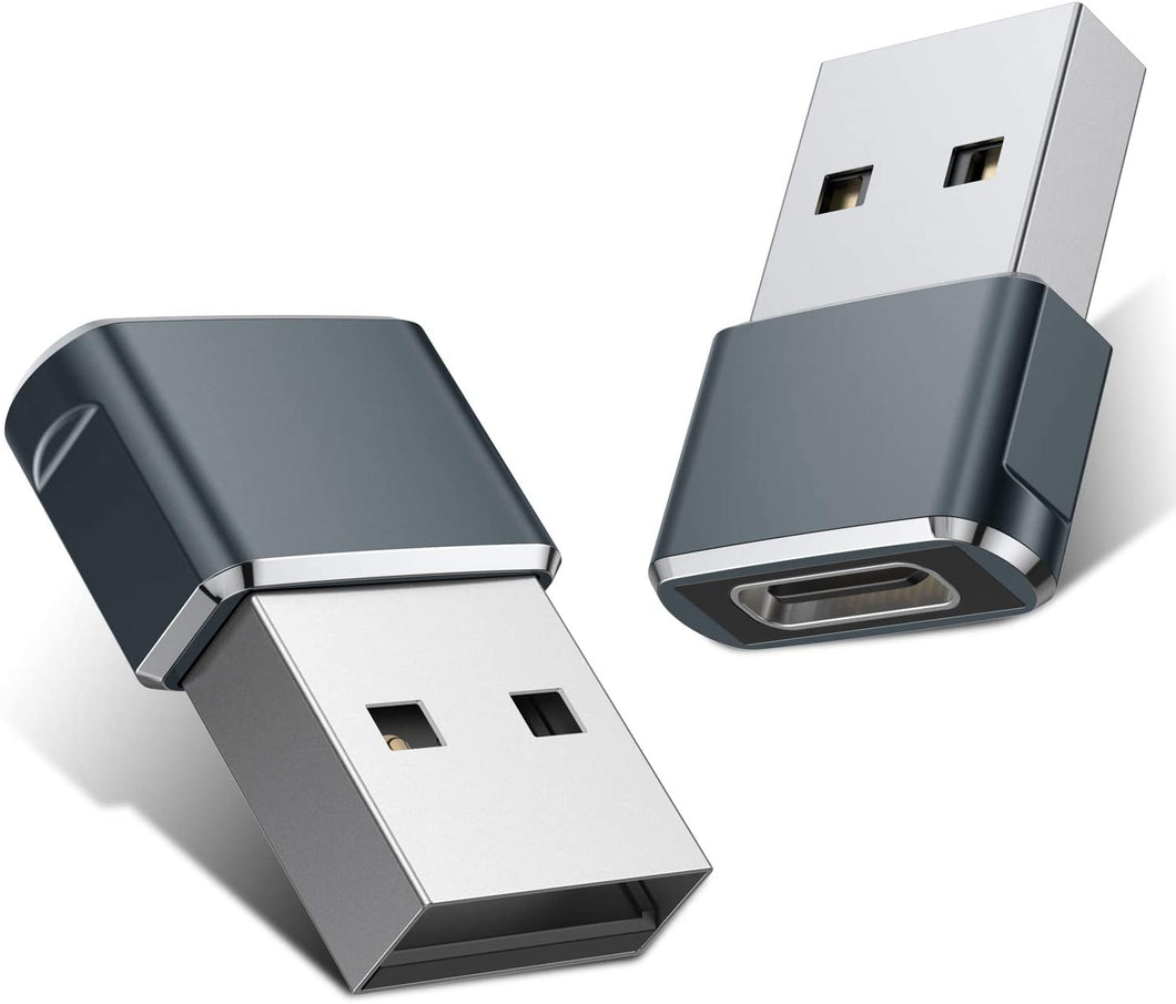 Unity Electronic USB C Female to USB Male Adapter (2 Pack)