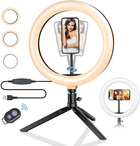 Unity Electronic 10.2" Selfie Ring Light with Tripod Stand